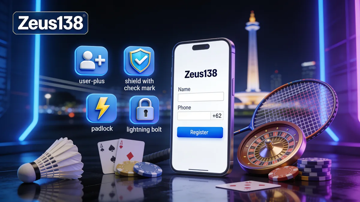 Cara Daftar dan Mulai Bermain di Zeus138: panduan zeus138 untuk pemain di Indonesia