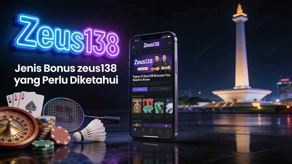 Jenis Bonus zeus138 yang Perlu Diketahui untuk pemain di Indonesia